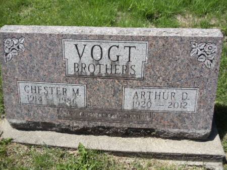 VOGT, ARTHUR DELMER 'DUGE' - Jefferson County, Iowa | ARTHUR DELMER 'DUGE' VOGT 