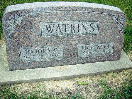 WATKINS, FLORENCE E - Jefferson County, Iowa | FLORENCE E WATKINS 