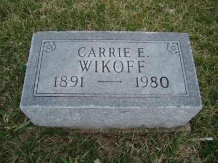 WIKOFF, CARRIE E - Jefferson County, Iowa | CARRIE E WIKOFF 