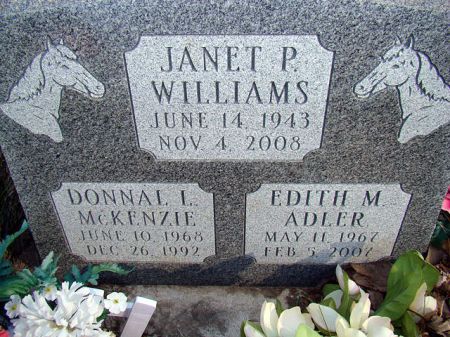 WILLIAMS, JANET P - Jefferson County, Iowa | JANET P WILLIAMS 