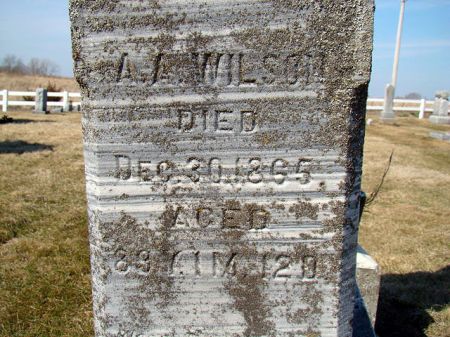 WILSON, ALEXANDER ADAIR - Jefferson County, Iowa | ALEXANDER ADAIR WILSON 