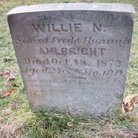 AHLBRIGHT, WILLIE N - Johnson County, Iowa | WILLIE N AHLBRIGHT 