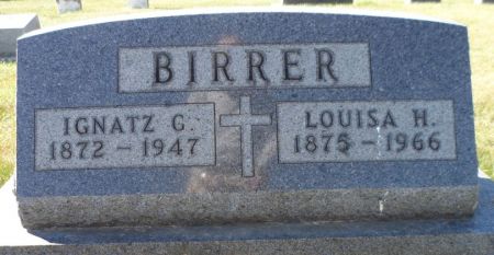 BIRRER, LOUISA H. - Johnson County, Iowa | LOUISA H. BIRRER 