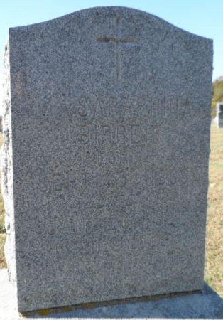 BIRRER, MARY SARAPHINA - Johnson County, Iowa | MARY SARAPHINA BIRRER 