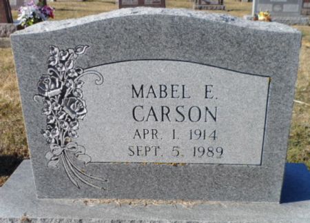 CARSON, MABEL E. - Johnson County, Iowa | MABEL E. CARSON 