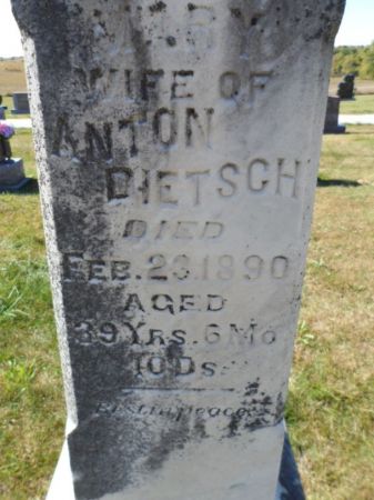 DIETSCH, MARY - Johnson County, Iowa | MARY DIETSCH 