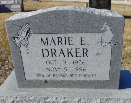 DRAKER, MARIE E. - Johnson County, Iowa | MARIE E. DRAKER 