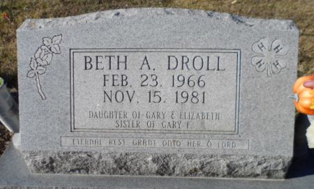 DROLL, BETH A. - Johnson County, Iowa | BETH A. DROLL 