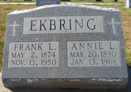 EKBRING, ANNIE L. - Johnson County, Iowa | ANNIE L. EKBRING 