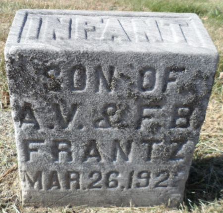 FRANTZ, INFANT SON - Johnson County, Iowa | INFANT SON FRANTZ 