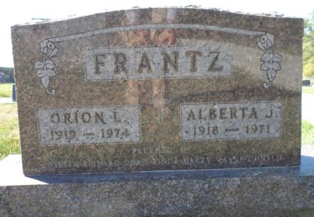 FRANTZ, ALBERTA J. - Johnson County, Iowa | ALBERTA J. FRANTZ 