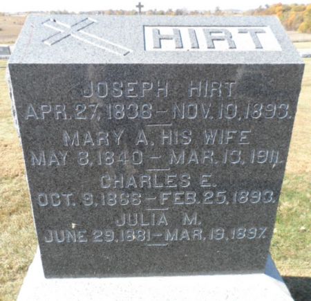 HIRT, MARY A. - Johnson County, Iowa | MARY A. HIRT 