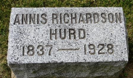 RICHARDSON HURD, ANNIS - Johnson County, Iowa | ANNIS RICHARDSON HURD 