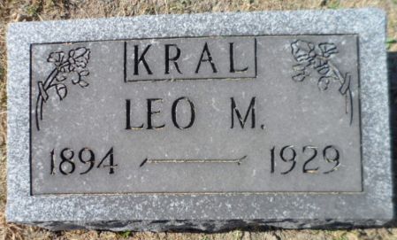 KRAL, LEO M. - Johnson County, Iowa | LEO M. KRAL 