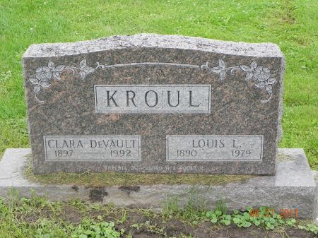 DEVAULT KRAUL, CLARA - Johnson County, Iowa | CLARA DEVAULT KRAUL 