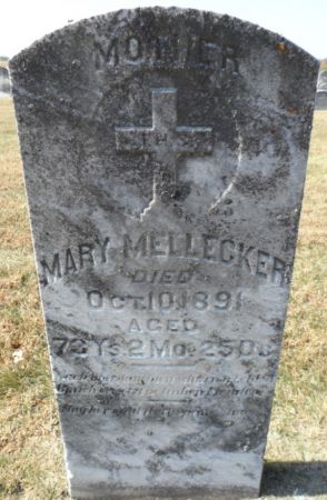 MELLECKER, MARY - Johnson County, Iowa | MARY MELLECKER 
