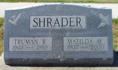 SHRADER, MATILDA M. - Johnson County, Iowa | MATILDA M. SHRADER 