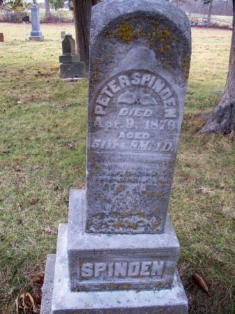 SPINDEN, PETER - Johnson County, Iowa | PETER SPINDEN 