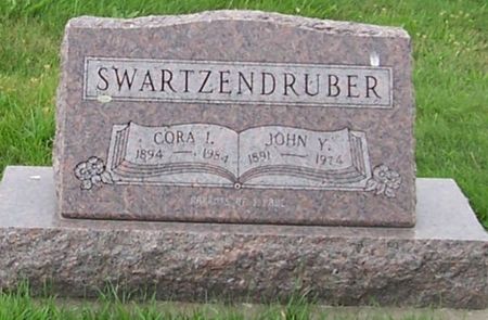 SWARTZENDRUBER, CORA I. - Johnson County, Iowa | CORA I. SWARTZENDRUBER 