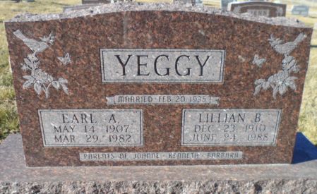 YEGGY, LILLIAN B. - Johnson County, Iowa | LILLIAN B. YEGGY 
