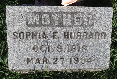 HUBBARD, SOPHIA E. - Jones County, Iowa | SOPHIA E. HUBBARD 