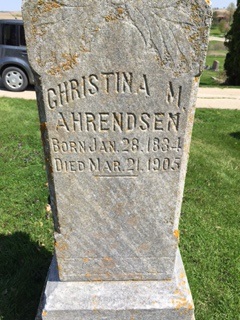 PETERSEN AHRENDSEN, CHRISTINA M - Jones County, Iowa | CHRISTINA M PETERSEN AHRENDSEN 