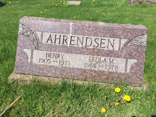 SWEET AHRENDSEN, LEOLA M - Jones County, Iowa | LEOLA M SWEET AHRENDSEN 