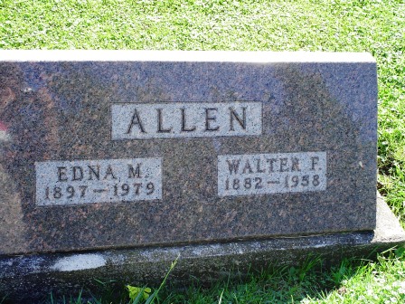 ALLEN, EDNA M - Jones County, Iowa | EDNA M ALLEN 