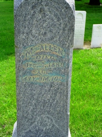 ALLEN, M. - Jones County, Iowa | M. ALLEN 