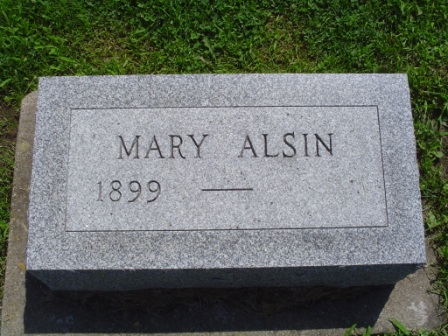 ALSIN, MARY - Jones County, Iowa | MARY ALSIN 