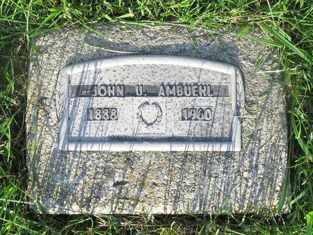 AMBUEHL, JOHN U. - Jones County, Iowa | JOHN U. AMBUEHL 