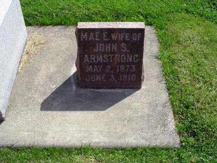 ARMSTRONG, MAE E - Jones County, Iowa | MAE E ARMSTRONG 