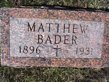 BADER, MATTHEW - Jones County, Iowa | MATTHEW BADER 