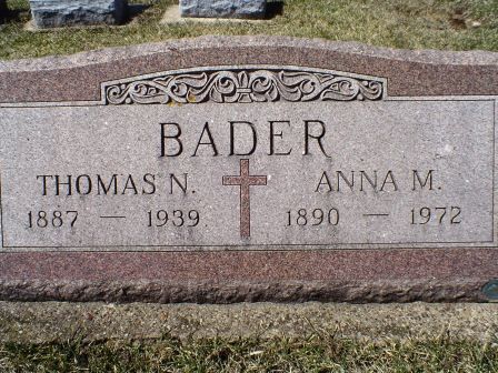 BADER, THOMAS N - Jones County, Iowa | THOMAS N BADER 