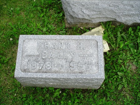 BAILEY, FRANK H - Jones County, Iowa | FRANK H BAILEY 