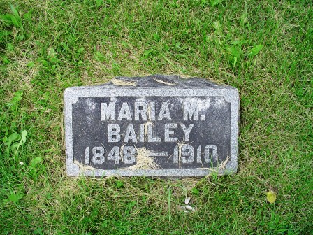 BAILEY, MARIA M - Jones County, Iowa | MARIA M BAILEY 