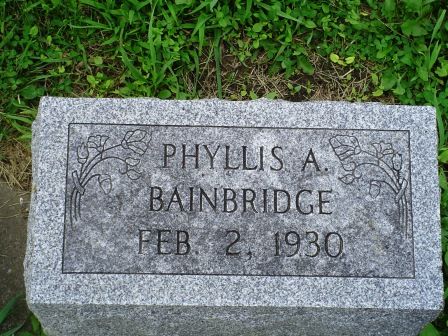 BAINBRIDGE, PHYLLIS A - Jones County, Iowa | PHYLLIS A BAINBRIDGE 