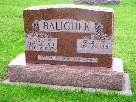 BALICHEK, GEORGE T - Jones County, Iowa | GEORGE T BALICHEK 