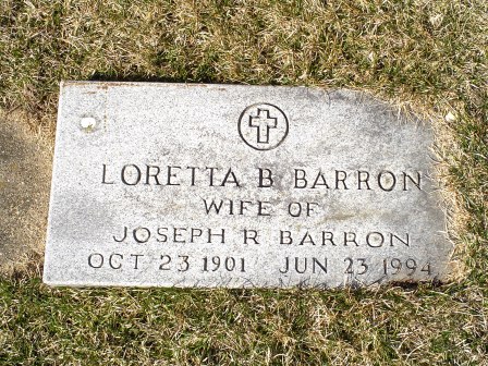 BARRON, LORETTA B - Jones County, Iowa | LORETTA B BARRON 