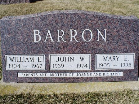BARRON, JOHN W - Jones County, Iowa | JOHN W BARRON 