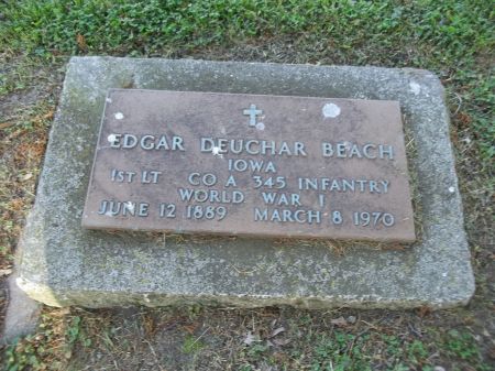 BEACH, EDGAR DEUCHAR - Jones County, Iowa | EDGAR DEUCHAR BEACH 
