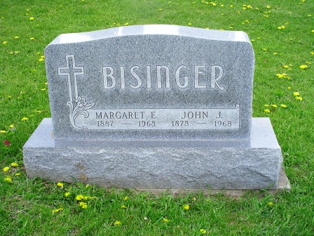 BISINGER, MARGARET E - Jones County, Iowa | MARGARET E BISINGER 