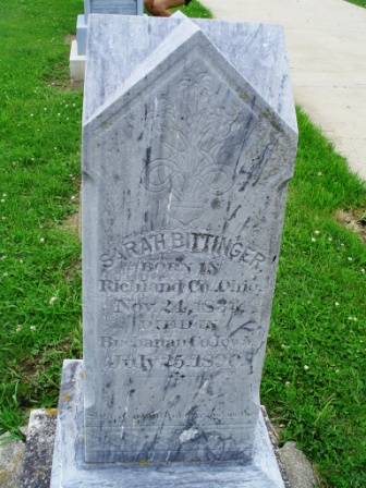 BITTINGER, SARAH - Jones County, Iowa | SARAH BITTINGER 