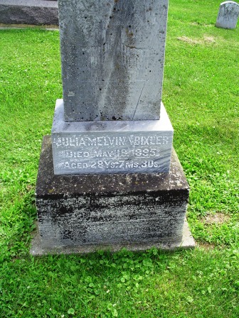 MELVIN BIXLER, JULIA - Jones County, Iowa | JULIA MELVIN BIXLER 