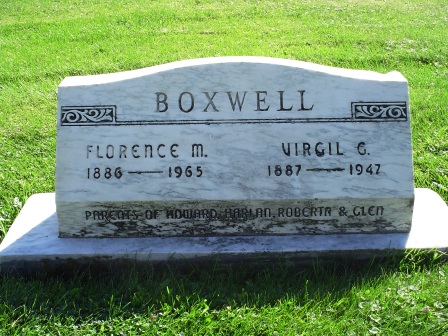 BOXWELL, FLORENCE M - Jones County, Iowa | FLORENCE M BOXWELL 