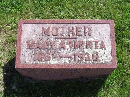 ARMINTA BOXWELL, MARY - Jones County, Iowa | MARY ARMINTA BOXWELL 