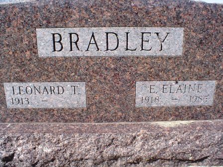 BRADLEY, LEONARD T - Jones County, Iowa | LEONARD T BRADLEY 
