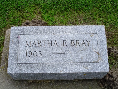 BRAY, MARTHA E - Jones County, Iowa | MARTHA E BRAY 