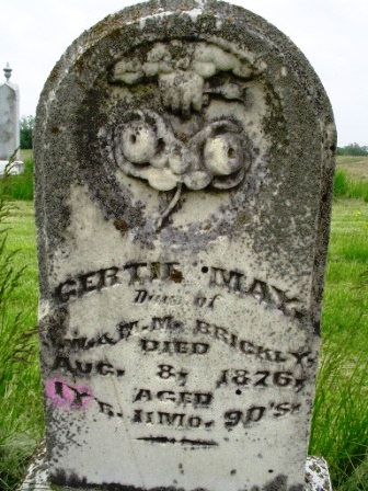 BRICKLY, GERTIE MAY - Jones County, Iowa | GERTIE MAY BRICKLY 
