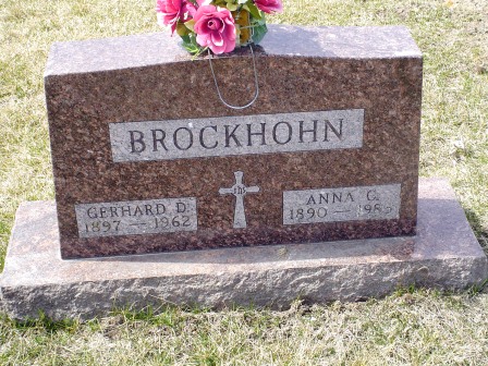 BROCKHOHN, ANNA G - Jones County, Iowa | ANNA G BROCKHOHN 